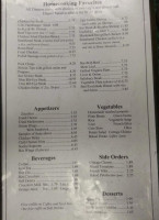 Mc Louds Country Cafe menu