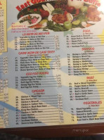 East Gourmet menu