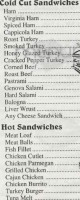 Lacey Shell Food Mart menu