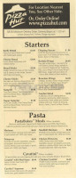 Mazzio's Pizza menu