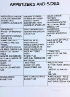 New Milford Cafe menu