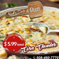 Nick's Deli Pizza food