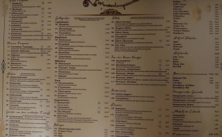 Die Wunderlampe menu