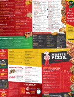 Master Pizza menu