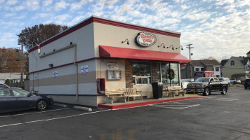 Honey Dew Donuts inside