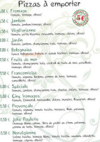 Le Jardin menu