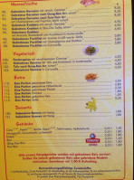 Asia Imbiss menu