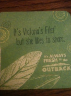 Outback Steakhouse food