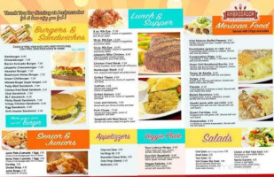 Ambassador Family menu