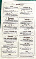 The Cornerstone Bakery Cafe menu