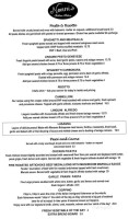 Nonni's Italian Bistro menu