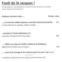 La Marelle menu