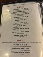 Bennys Pizza Joint menu