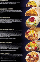 Taco Bell menu