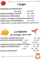 Agriturismo Antiche Macine menu