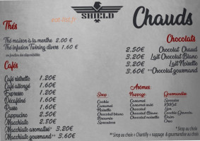 Shield Food And Coffee menu