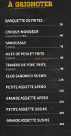 Le Savoyard menu