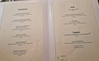 Essen'z Am Jägerhaus menu