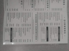 Big Daddy's Diner menu