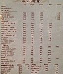 Liberty Bar & Restaurant menu