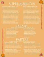 Maria's Authentic Mexican menu