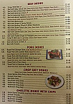 Wing's Oriental Takeaway menu