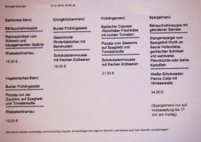 Kinzigbrücke menu