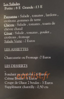 Café De La Place menu