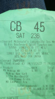 Mcdonald's menu