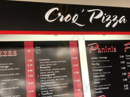 Croq'pizza outside