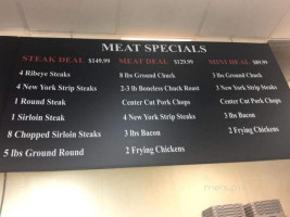 Seegers Meats Deli menu