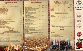 Pisanello's Pizza menu