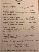 Trattoria Rustica menu