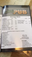 Suds Pub menu