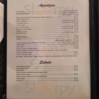 Harvey's menu