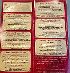 le Royal Montgeron menu