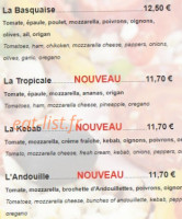 Le Moulin Des Gourmands menu