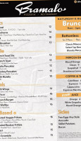 Bramalo Pizzeria menu