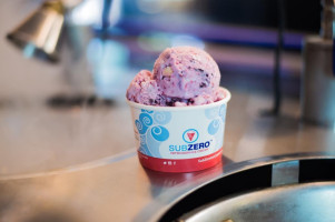 Sub Zero Nitrogen Ice Cream food