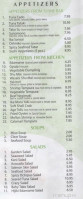 Wasabi menu