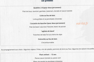 U Scalu menu