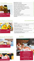 La Foret menu