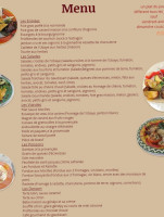 Le Gaudissart menu