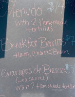 Taqueria El Gavilan menu