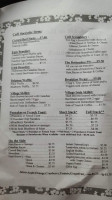 Cafe In The Village menu