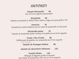 Fratelli D'italia menu