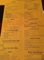 Smoky Rock Bbq menu