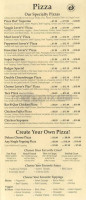 Giuseppe's Pizza menu