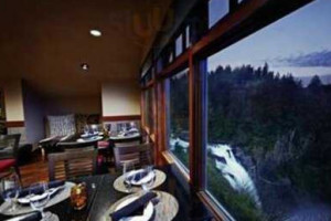 The Dining Room At Salish Lodge food