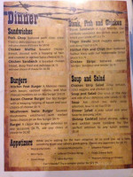 Hitching Post menu